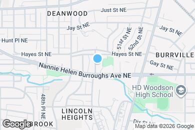 Map image of the property - 721 50th St NE