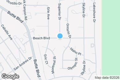 Map image of the property - 300 Beach Blvd