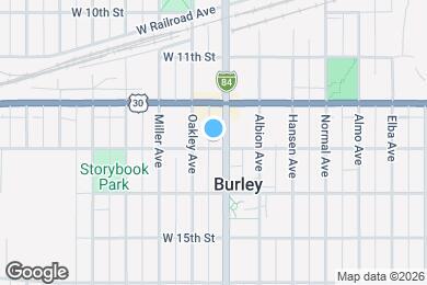 Map image of the property - 1258 Overland Ave