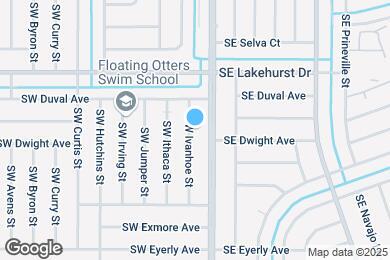 Map image of the property - 1133 SW Ivanhoe St