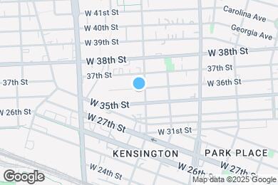 Map image of the property - 1007 W 36th St