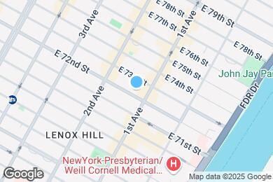 Map image of the property - 353 E 72nd St
