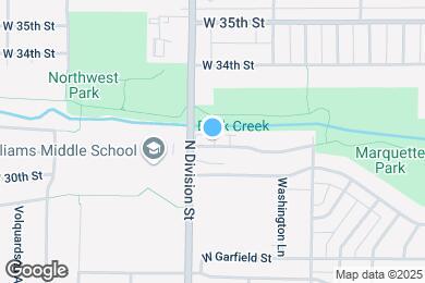 Map image of the property - 1642 W George Washington Blvd