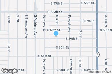 Map image of the property - 701 S 59th St
