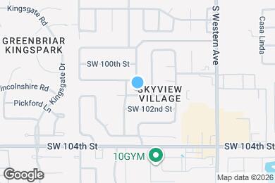 Map image of the property - 1113 SW 101st St