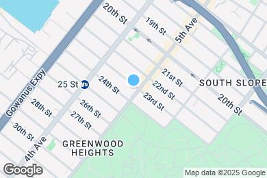 Map image of the property - 724 5th Ave