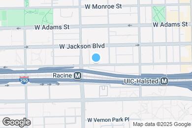 Map image of the property - 1130 W Van Buren St