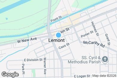 Map image of the property - 220 E Illinois St