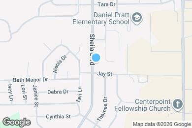 Map image of the property - 406 Sheila Blvd