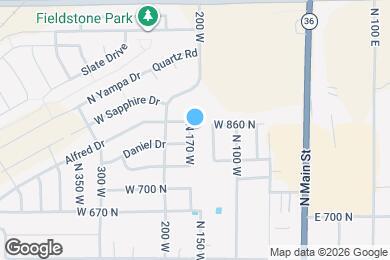 Map image of the property - 784 N 170 W
