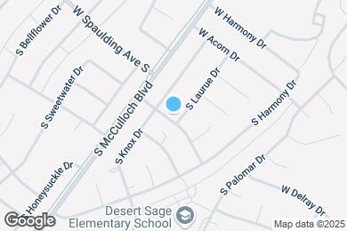 Map image of the property - 333 W Concho Dr