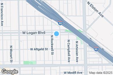 Map image of the property - 2545 W Logan Blvd