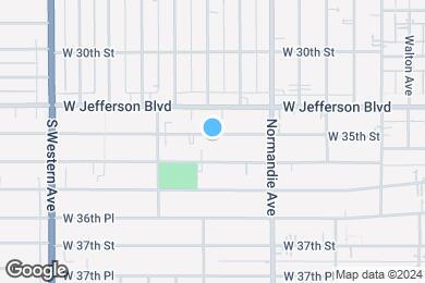 Map image of the property - 1476 W 35th St