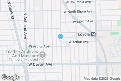 Map image of the property - 6514 N Glenwood Ave