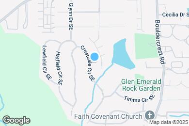 Map image of the property - 2453 Crestdale Cir SE