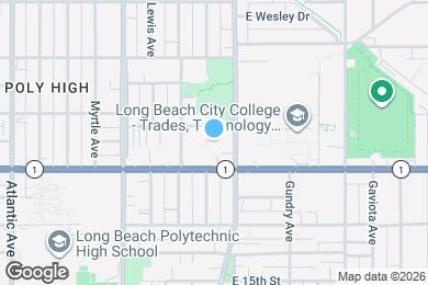 Map image of the property - 1826 Cerritos Ave