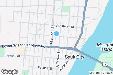 Map image of the property - 406 Jackson St