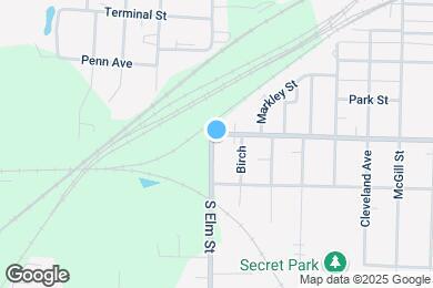 Map image of the property - 712 S Elm St