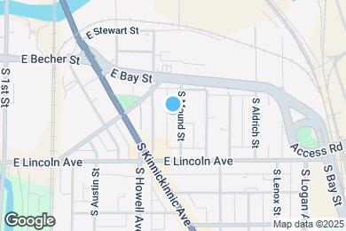 Map image of the property - 2159 S Mound St