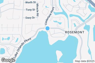 Map image of the property - Cypress Pointe at Lake Orlando