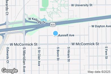 Map image of the property - 805 S Bonn St