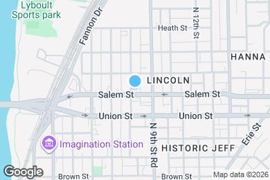 Map image of the property - 901 N 8th St