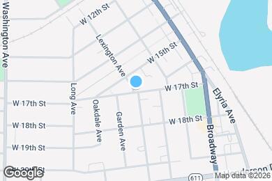 Map image of the property - 338 W 17th St