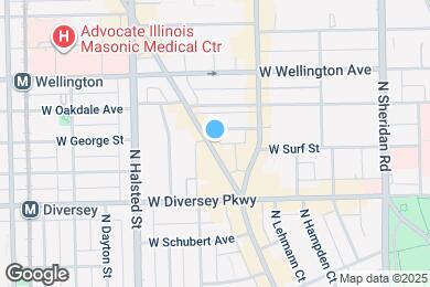 Map image of the property - 2863 N Clark St