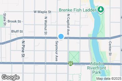 Map image of the property - 219 W Oakland Ave