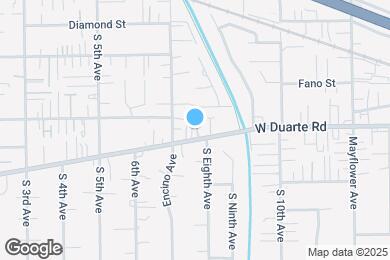 Map image of the property - 809 W Duarte Rd