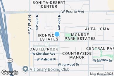 Map image of the property - 10208 N 89th Ave