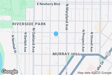 Map image of the property - 2577 N Frederick Ave