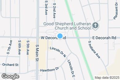 Map image of the property - 223 W Decorah Rd