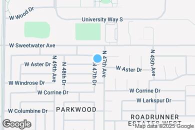 Map image of the property - 12663 N 47th Dr