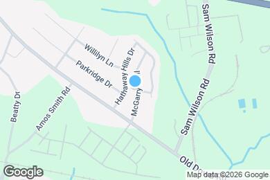 Map image of the property - 8000 McGarry Trail