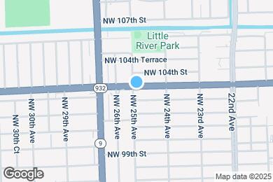 Map image of the property - 10271 NW 25th Ave