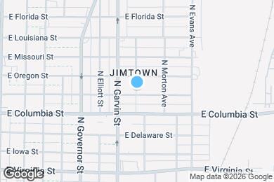 Map image of the property - 624 E Maryland St