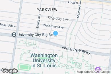 Map image of the property - 6634 Pershing Ave