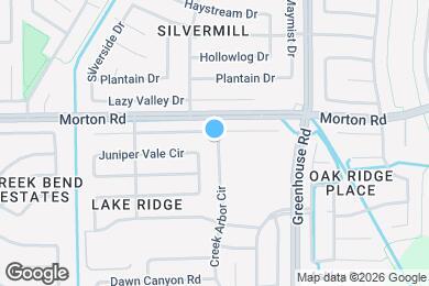 Map image of the property - 3123 Creek Arbor Cir