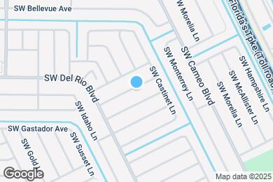 Map image of the property - 932 SW Gwendolen Terrace