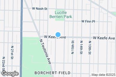 Map image of the property - 1625 W Keefe Ave