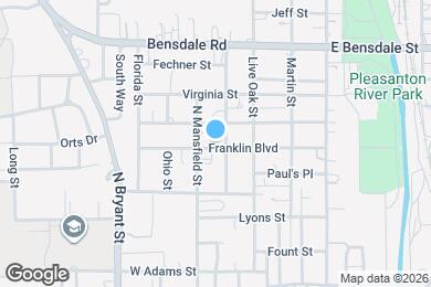 Map image of the property - 410 Franklin Blvd