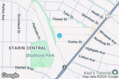 Map image of the property - 99 Custer St