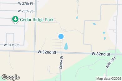 Map image of the property - 3105 S Waterview Ln