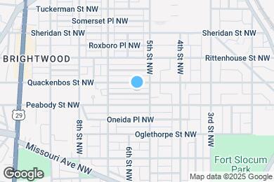 Map image of the property - 521 Powhatan Pl NW