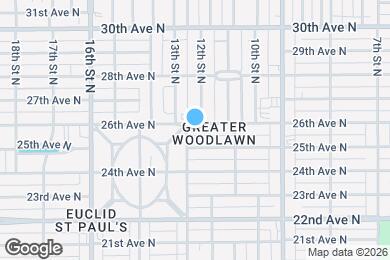 Map image of the property - 1180 26th Ave N