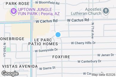 Map image of the property - 11942 N 73rd Ave
