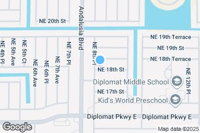 Map image of the property - 823 NE 18th St