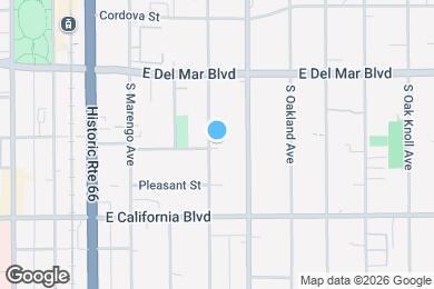 Map image of the property - 442 S Euclid Ave