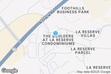 Map image of the property - 1500 E Pusch Wilderness Dr